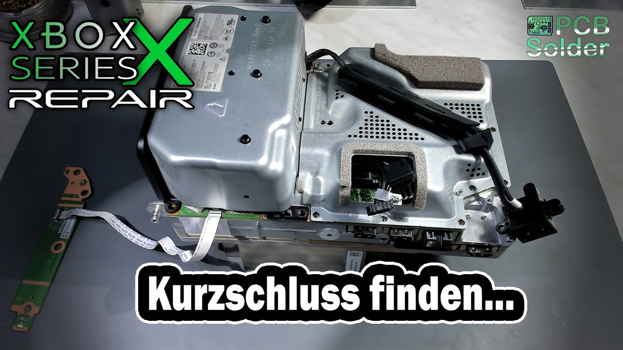 XBOX Series X Repair | Kurzschluss finden und beheben | PCB Solder Berlin