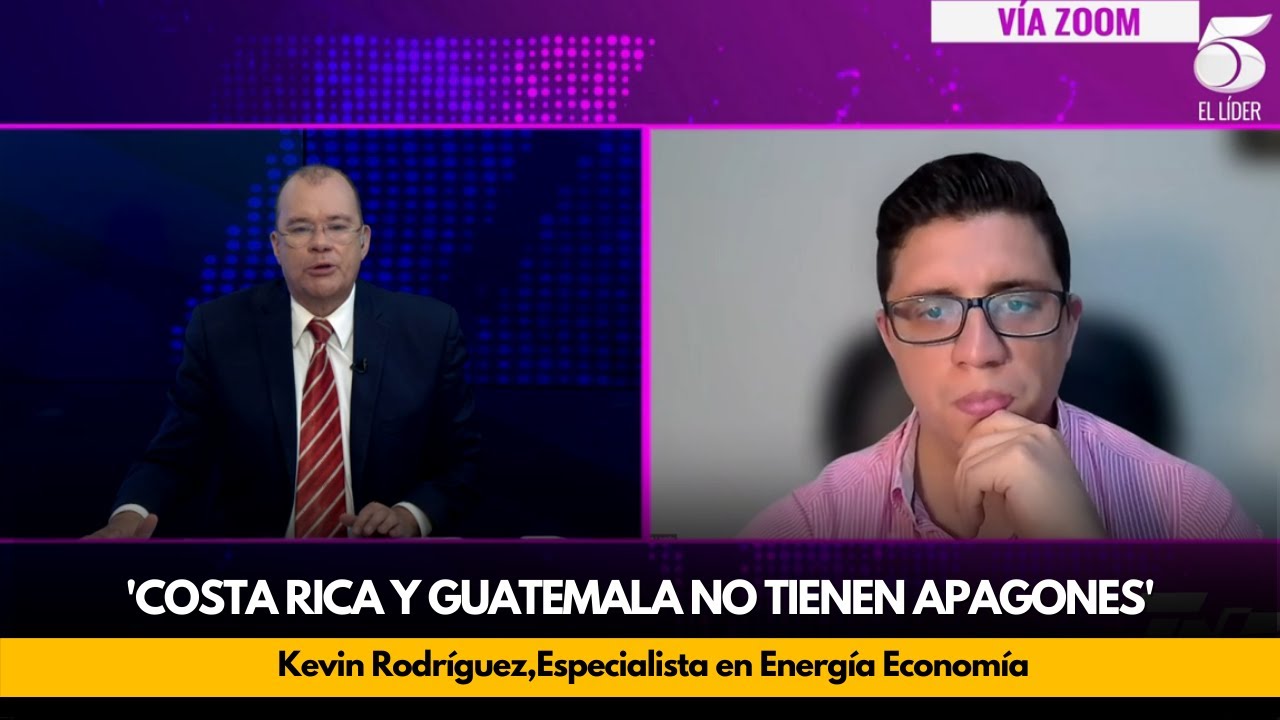 'Costa Rica y Guatemala no tienen apagones': Kevin Rodríguez
