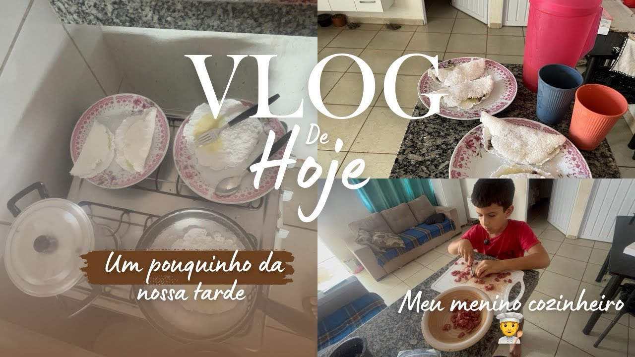 Fazendo tapioca com meu chef 🧑‍🍳 