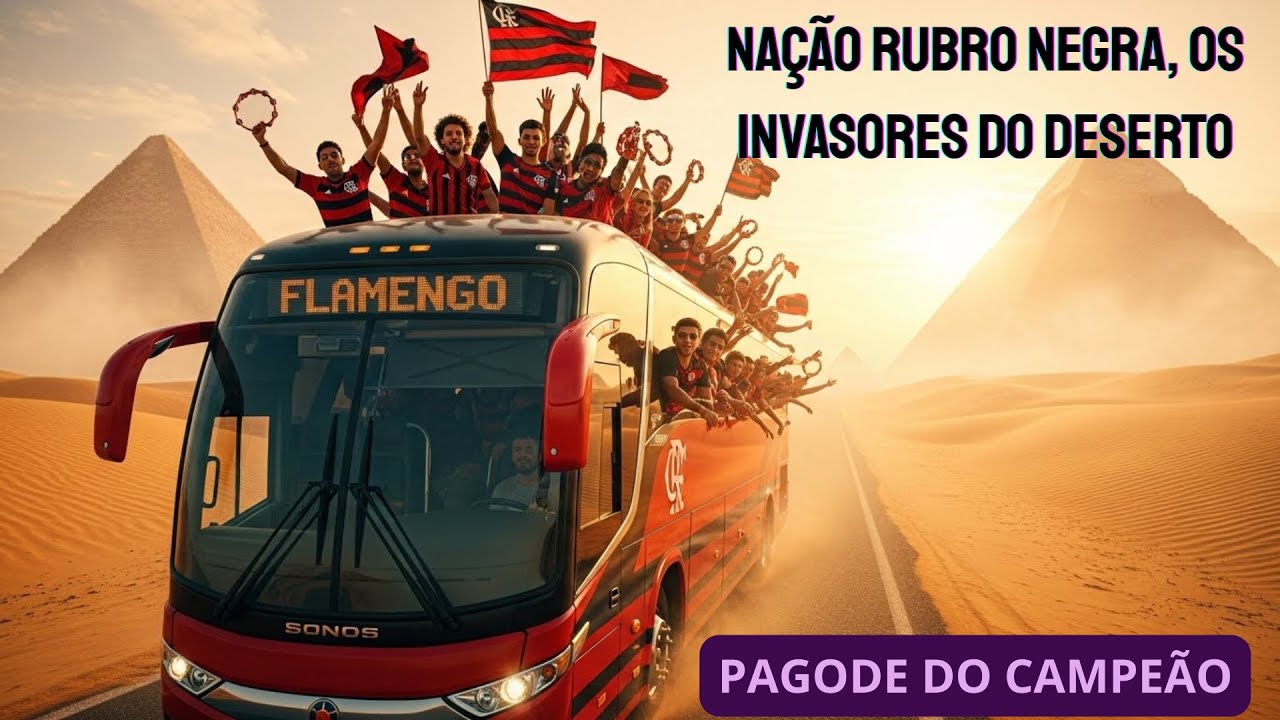 PAGODE RUMO AO CATAR,  FLAMENGO VS PYRAMIDS