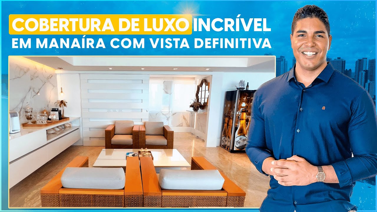 INCRÍVEL COBERTURA DE LUXO EM MANAÍRA JOÃO PESSOA l 420 M² E PORTEIRA FECHADA l ÁGANI UIL