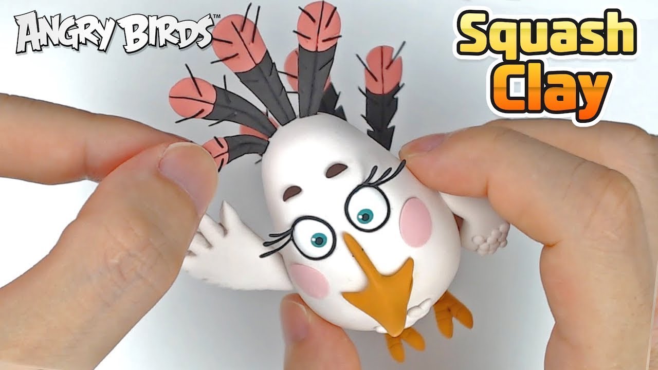 Squash Clay Makes Angry Birds Matilda | Happy Women's Day! 💐