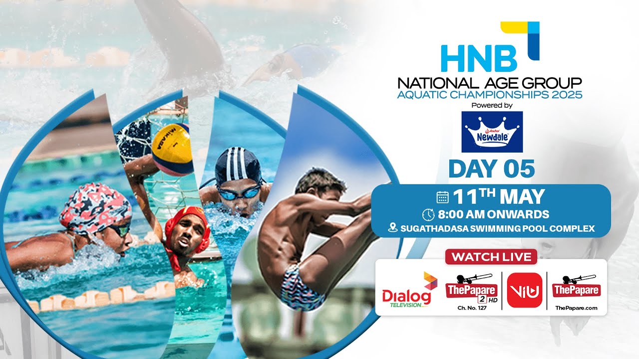 HNB National Age Group Aquatic Championships/Indo-Sri Lanka Under 21 Water Polo Series - Day 5