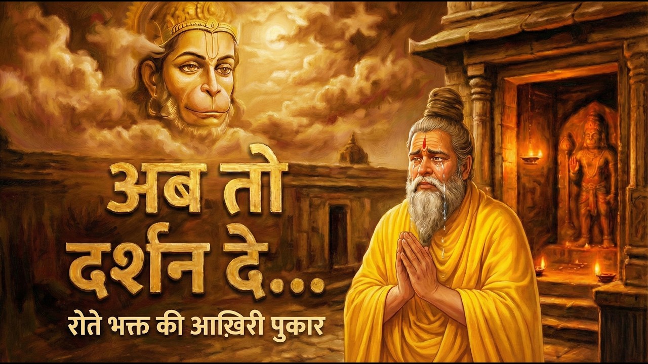 पवनसुत अब तो दर्शन दे | रोते हुए भक्त की पुकार | Hanuman Bhajan | Very Emotional Bhakti
