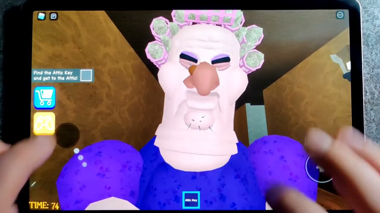 Roblox Grumpy Granny Caught Scene Jumpscare Android Gameplay