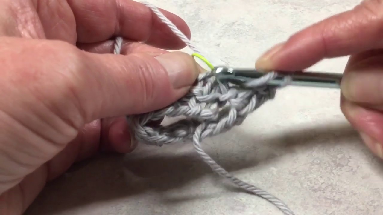 SC2tog Rib Pattern