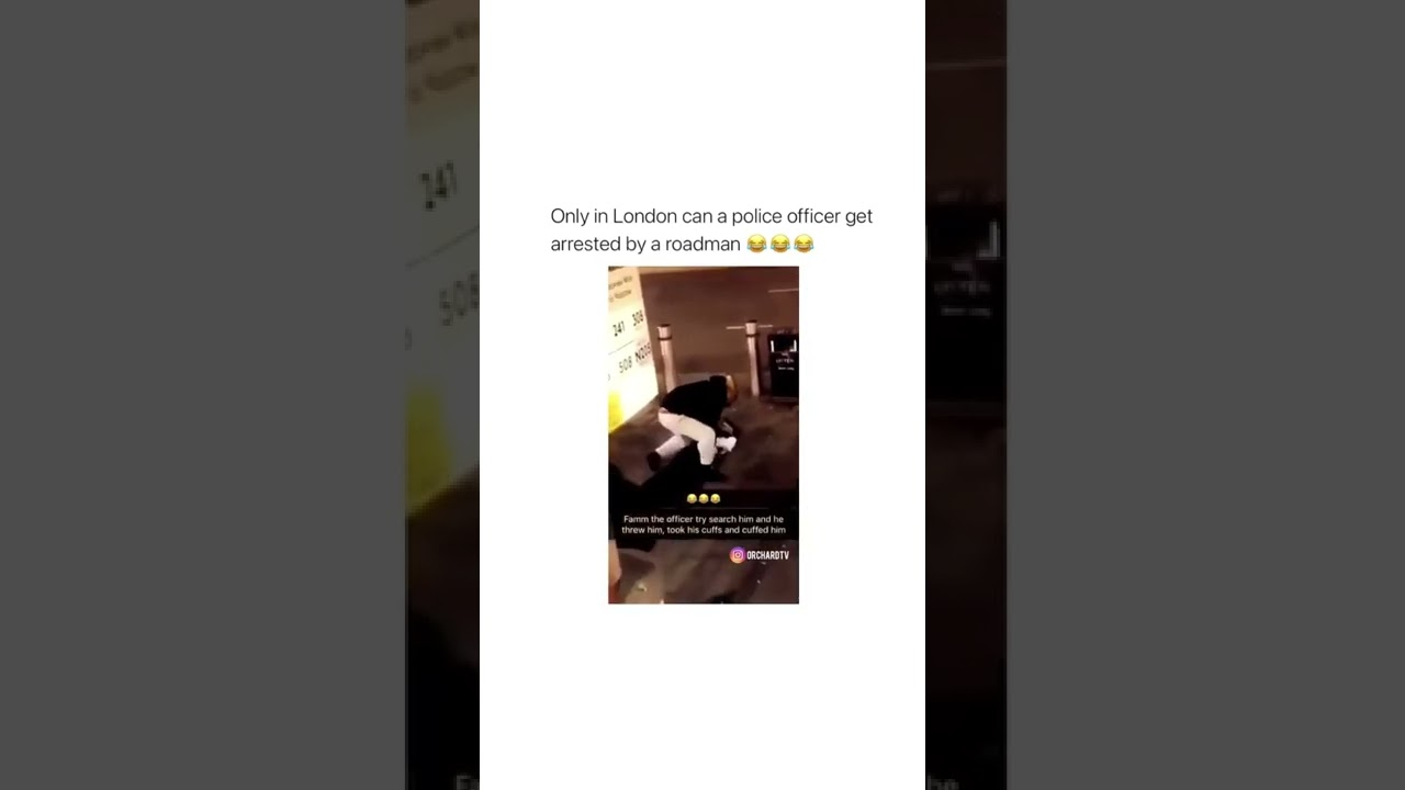 Police Officer getting arrested by Roadman #shorts