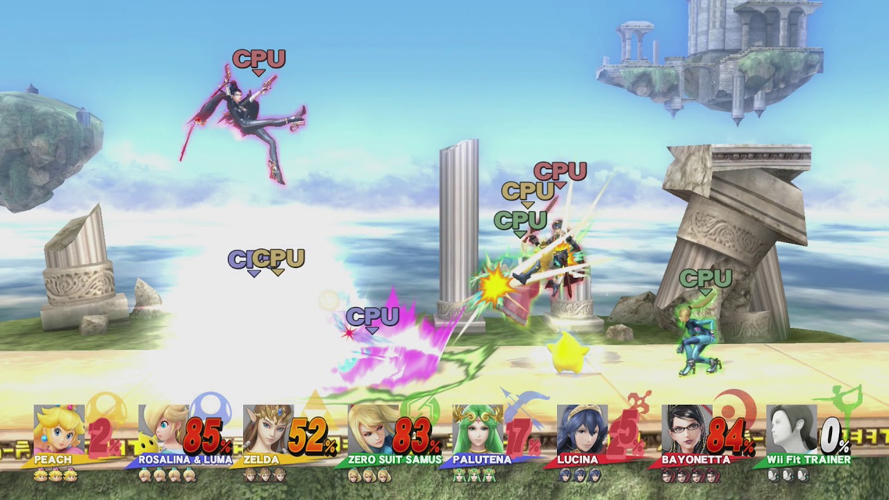 Super Smash Bros. for Wii U- All Girls 8 Player Smash
