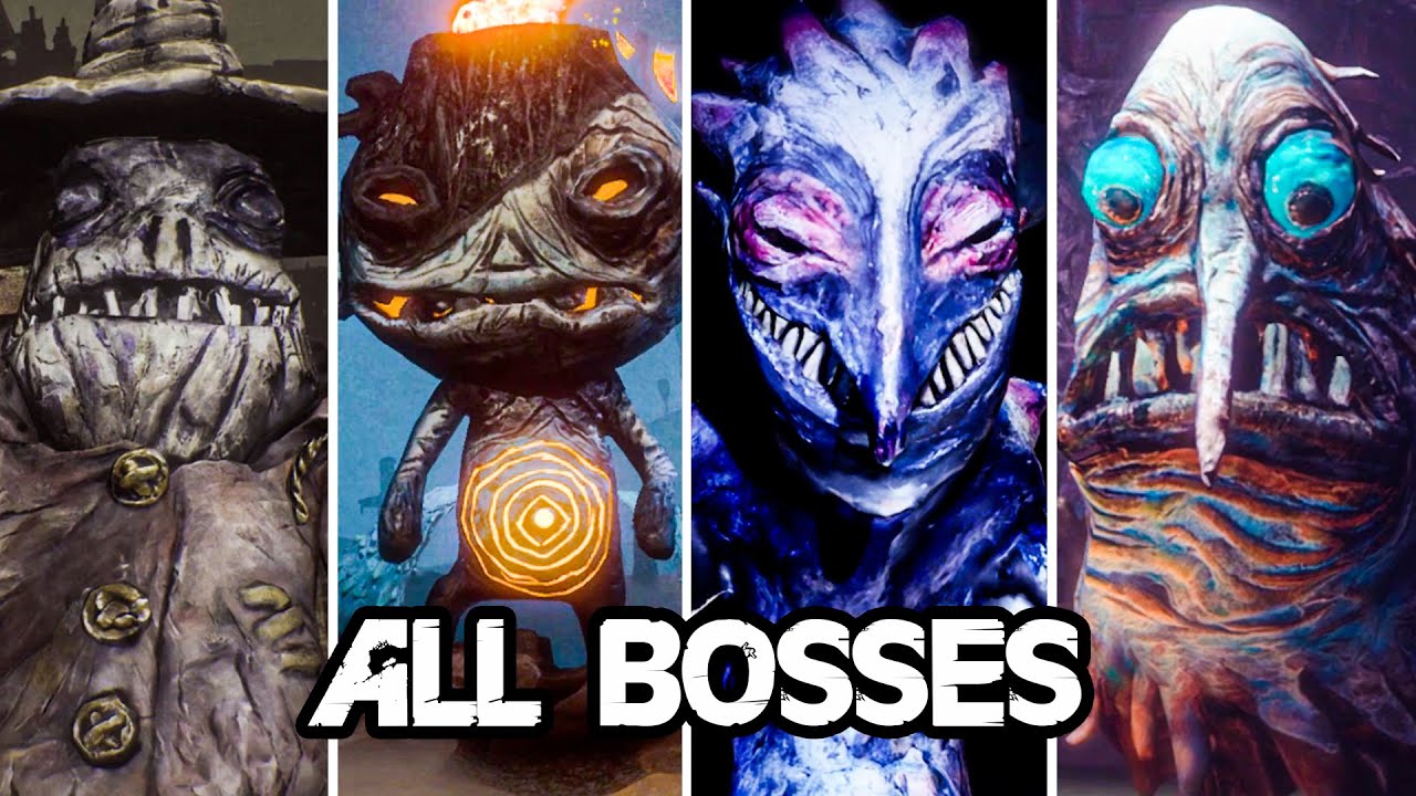 The Midnight Walk - All Bosses + All ENDINGS 4K