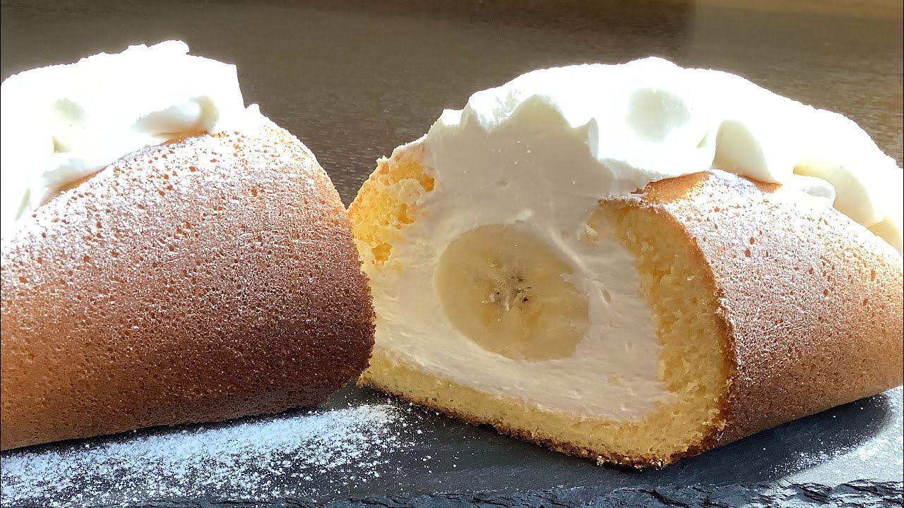 【まるごとバナナ】フライパンで簡単にふわふわに作れちゃう How to make Banana omelette