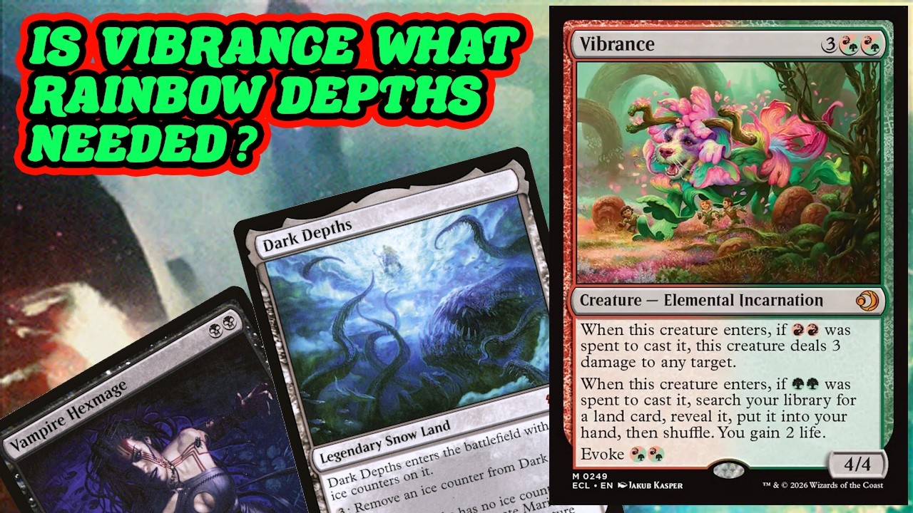 IS VIBRANCE WHAT RAINBOW DEPTHS NEEDED? Legacy Turbodepths Combo MTG