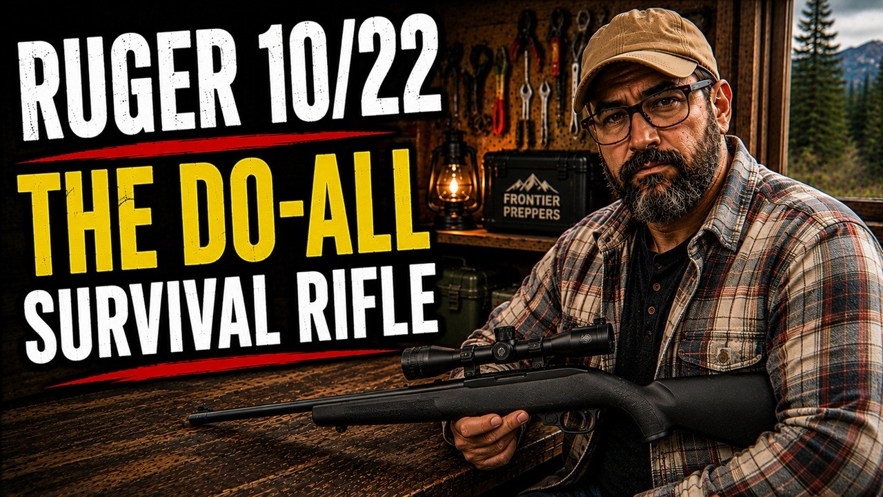 RUGER 10/22 &mdash; WSZECHSTRONNY KARABINEK PRZETRWANIA #przygotowania #przetrwanie #prepping #umiejętn...