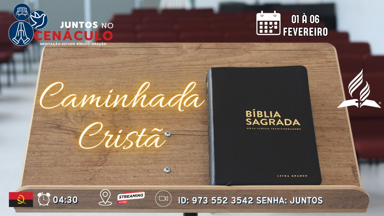 SEMANA DE LAR CRISTÃ E CASAMENTO | Juntos no Cenáculo | Quinta, 12 de Fevereiro