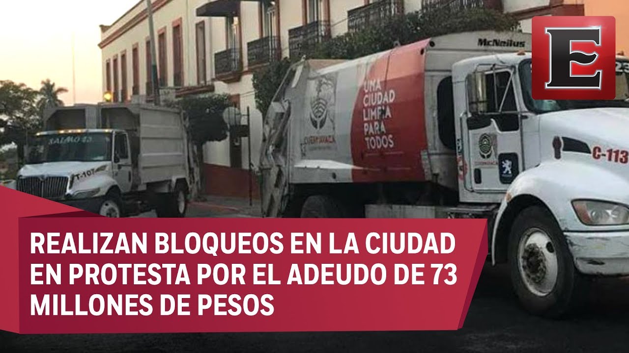 Recolectores de basura en Cuernavaca exigen pago de sueldos