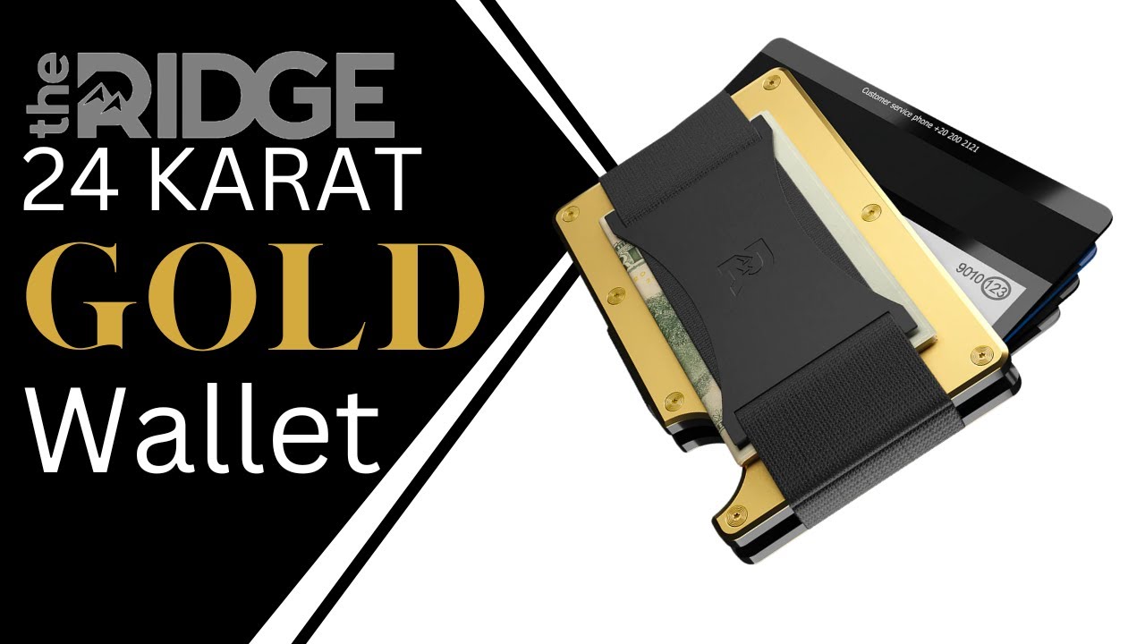 Wallet made of 24 Karat Gold!!! | Unboxing the Ridge Gold Wallet