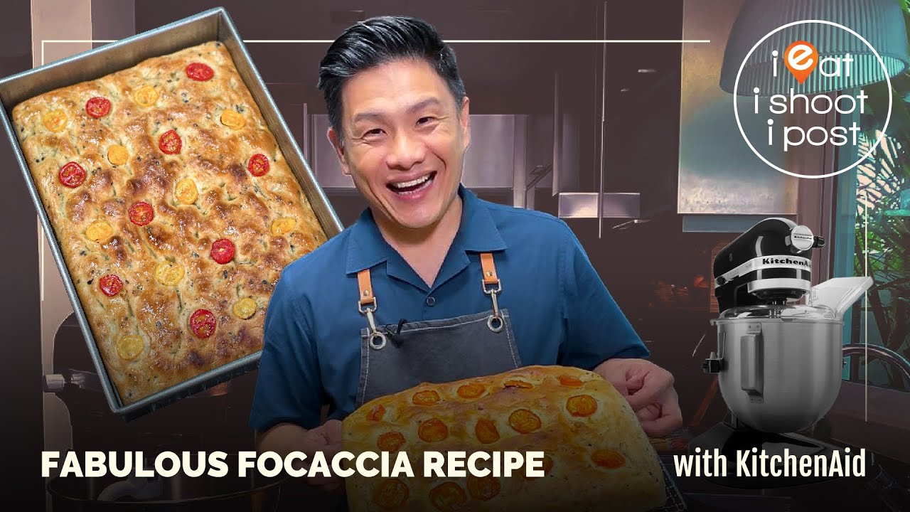 Fabulous Foccacia Bread Recipe - with KitchenAid