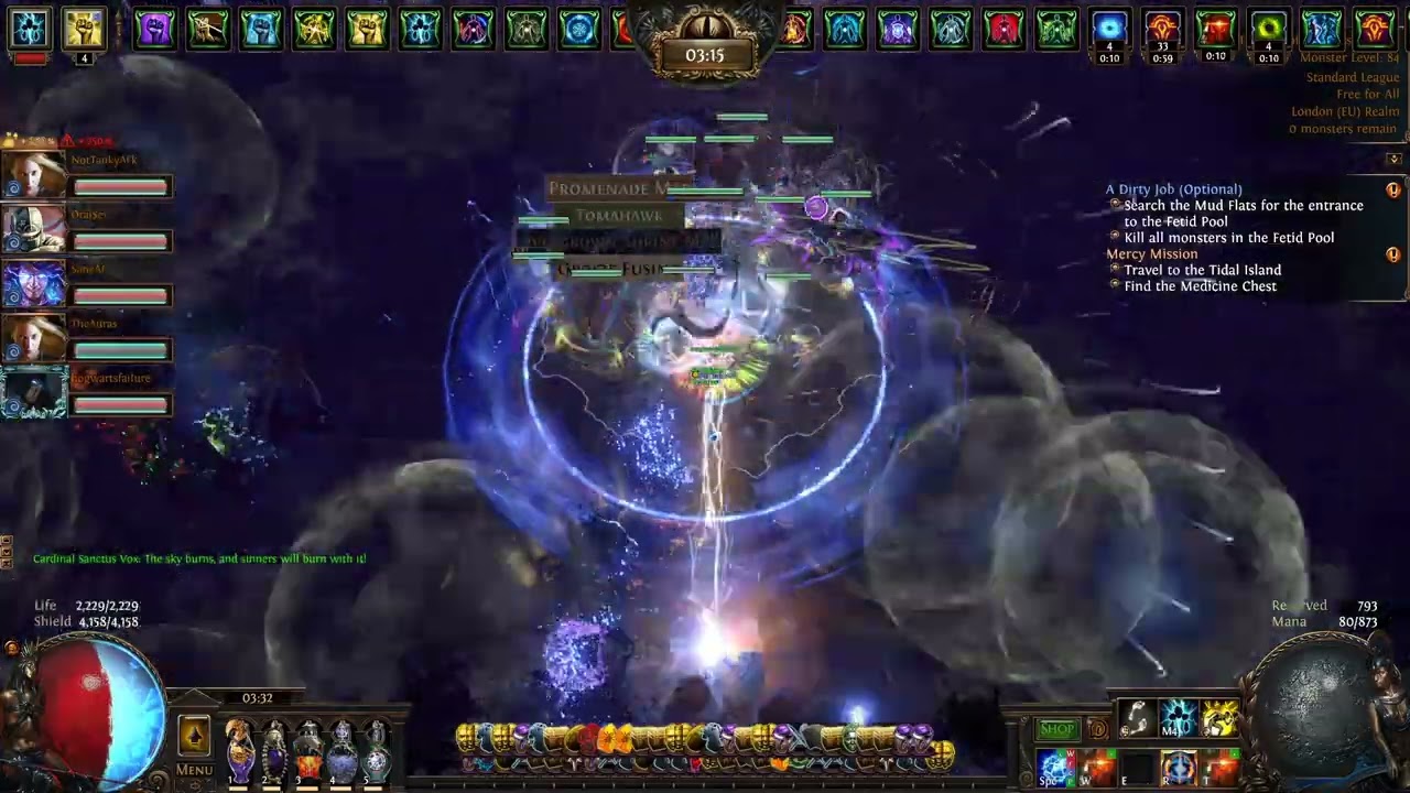 [3.19] Path of Exile | 10.4K Kills with White Wand  5way