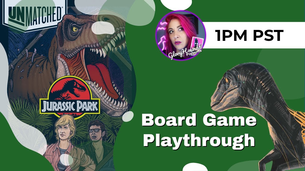 Unmatched: Jurassic Park - Raptors vs. T-Rex playthrough