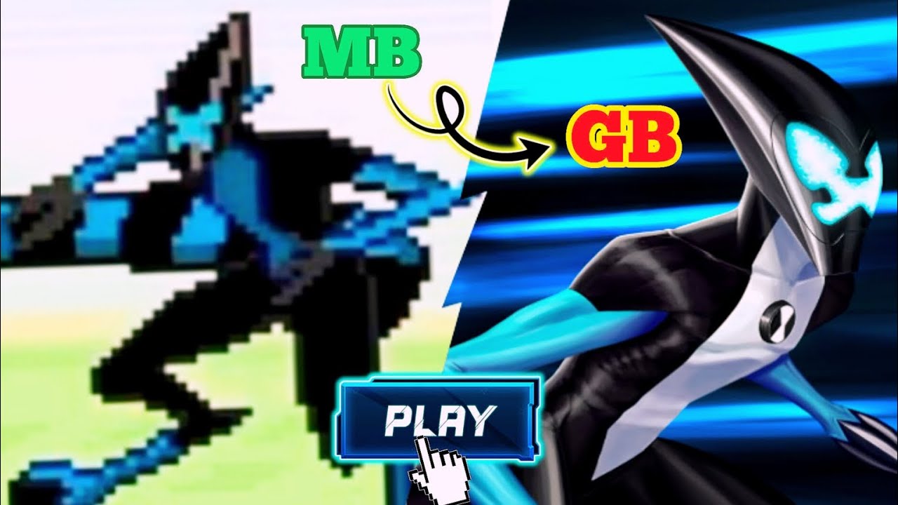 Ben 10 Games Evolution: 50MB → 800MB Gameplay