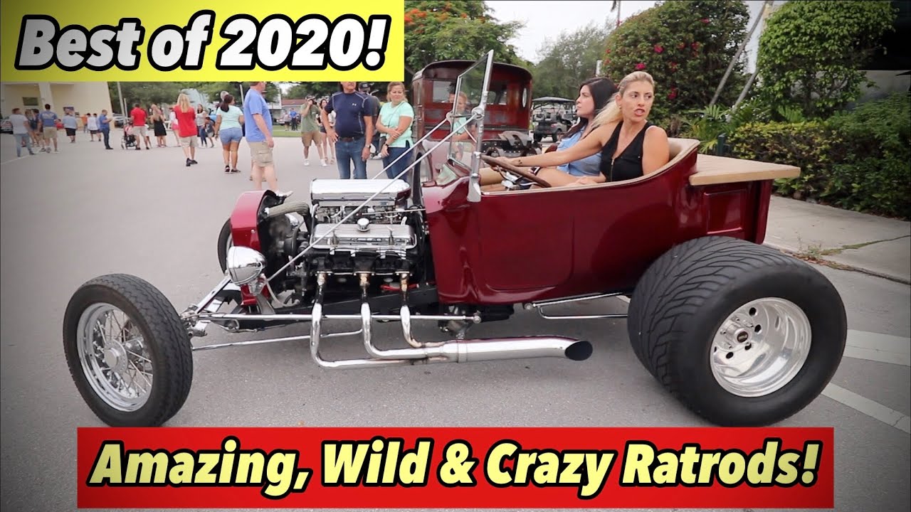 💥2020 World Craziest Ratrods and Trucks on Airbags [Two girls driving a fast hotrod]