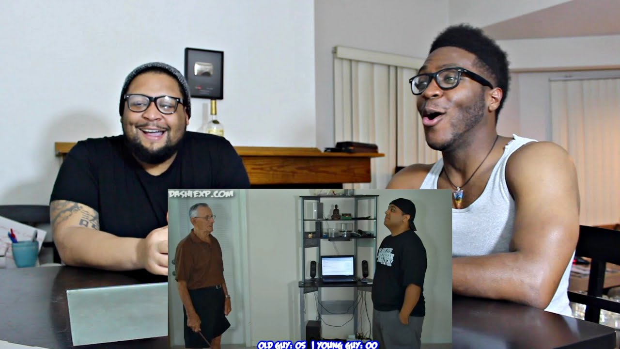 DashieXP - Old Guy VS. Young Guy REACTION!!!!