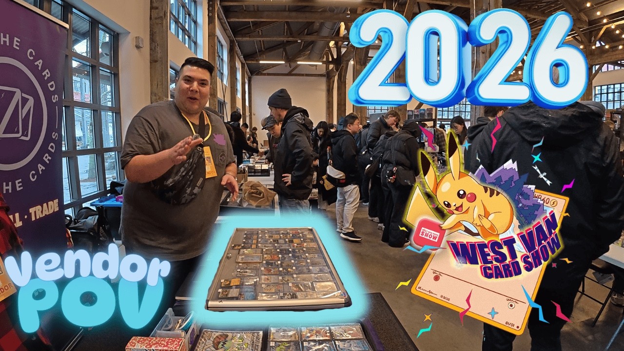 New Year NEW card show! | West Van Card Show: Shipyards | Pokémon Vendor POV
