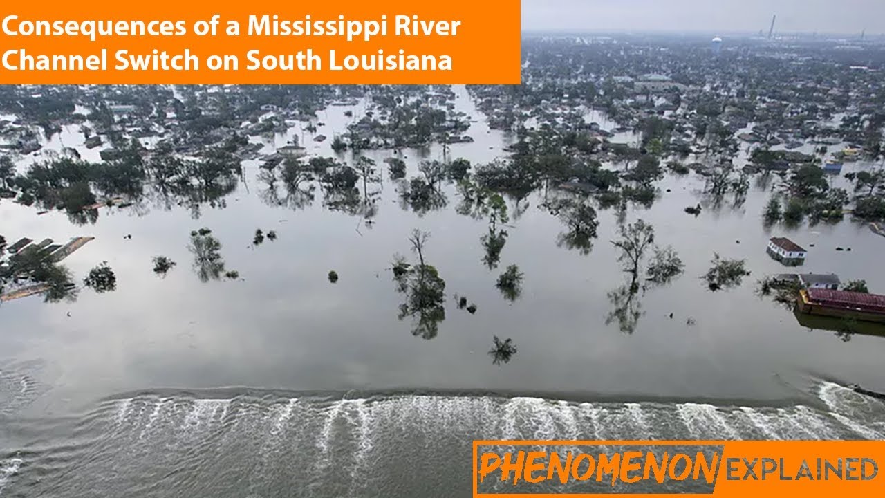 Possible Mississippi River Channel Switch?--Phenomenon Explained
