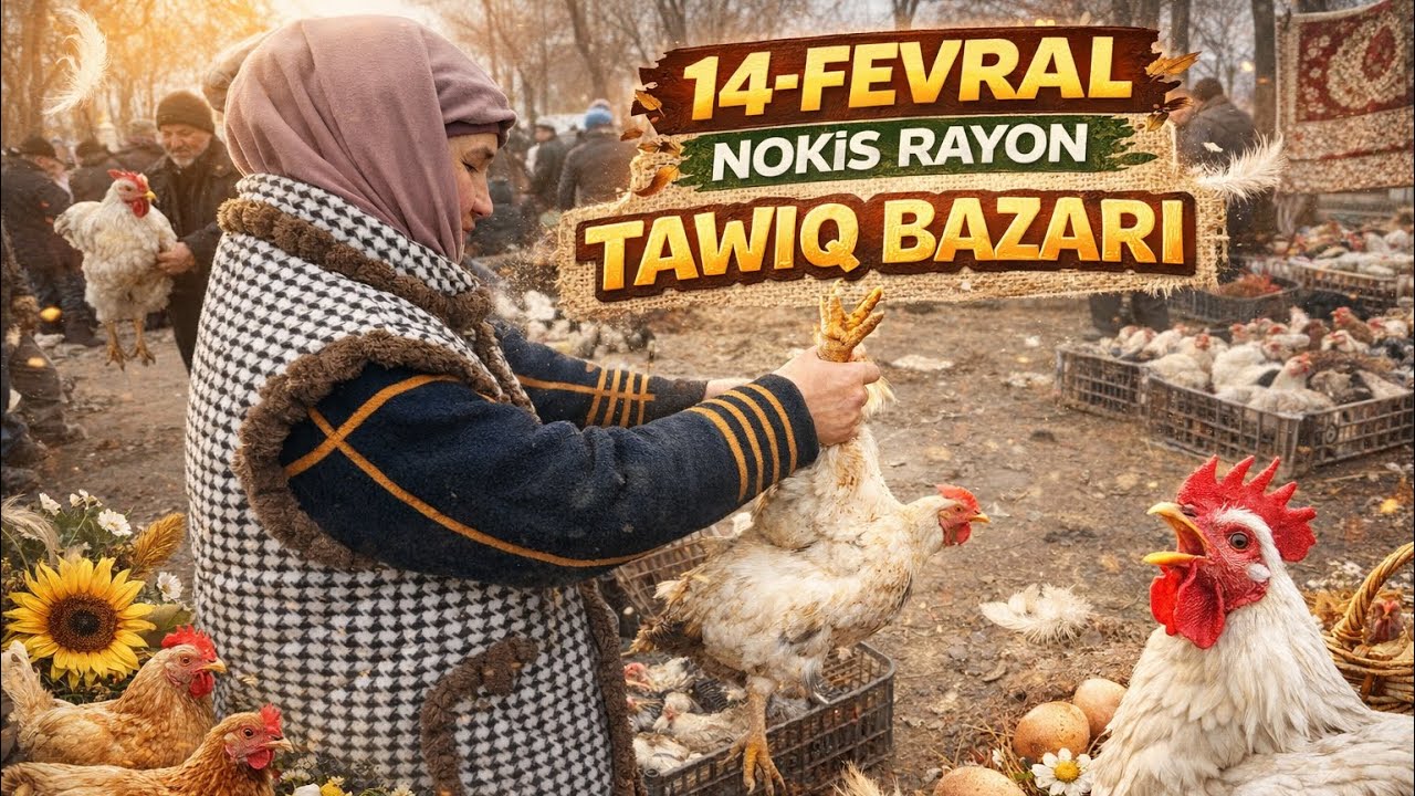 14-ФЕВРАЛЯ НОКИС РАЙОН ТАУЫК БАЗАРЫ ТУЙЕТАУЫК МАКЕН КОРАЗ