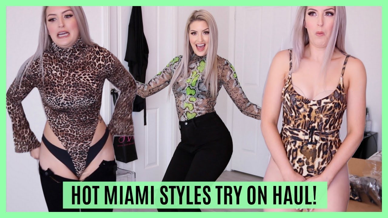 HOT MIAMI STYLES TRY ON HAUL | HANNAH SCHRODER