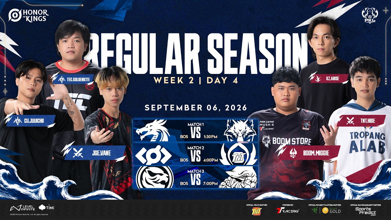 LIVE | PKL Honor of Kings Fall Season 2026 | Regular Season Week 2 - Day 4