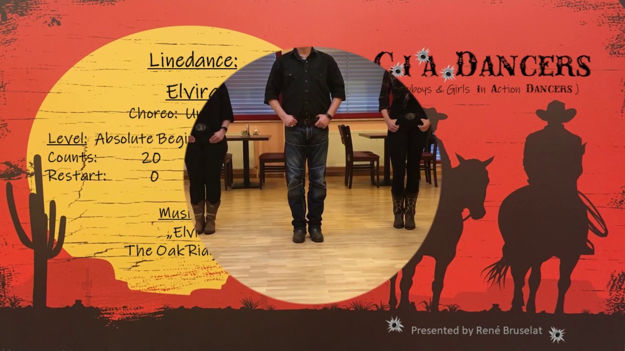 Elvira - Line Dance - (Demo & Counts)