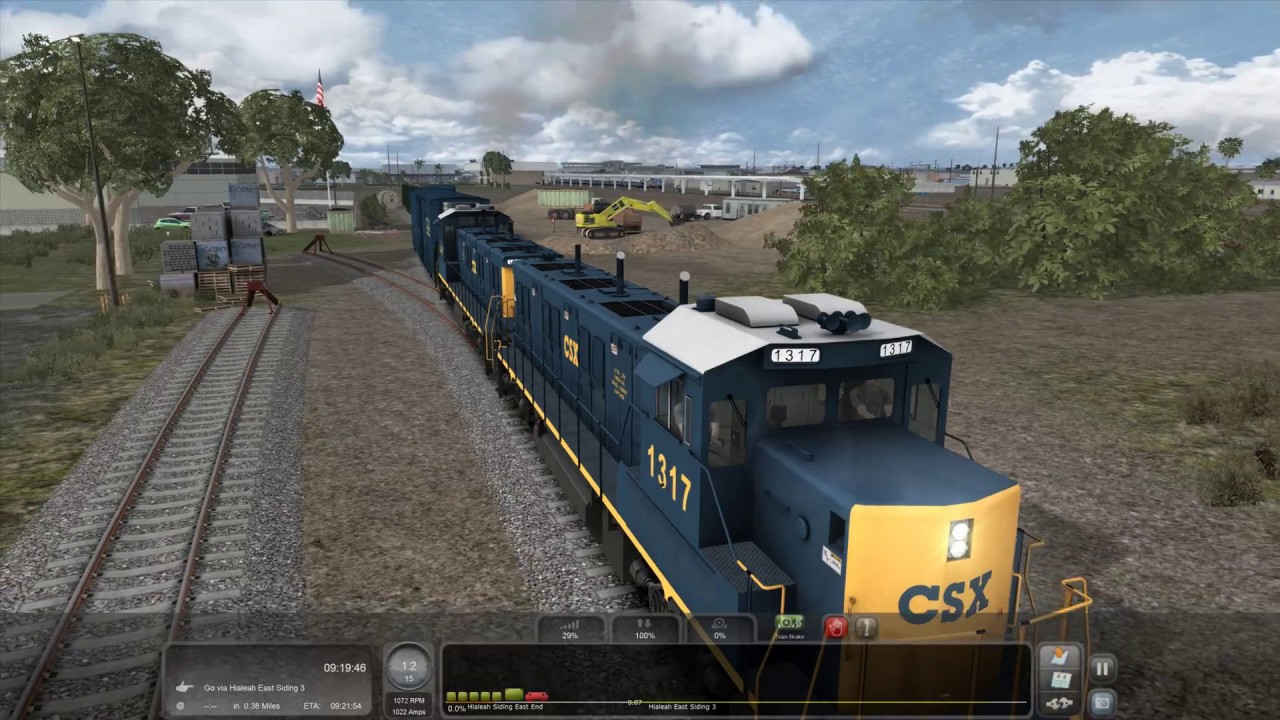 Train Simulator 2017 - [CSX NRE 3GS-21B 'Genset'] Miami Deliveries Pt.1 - 4K UHD