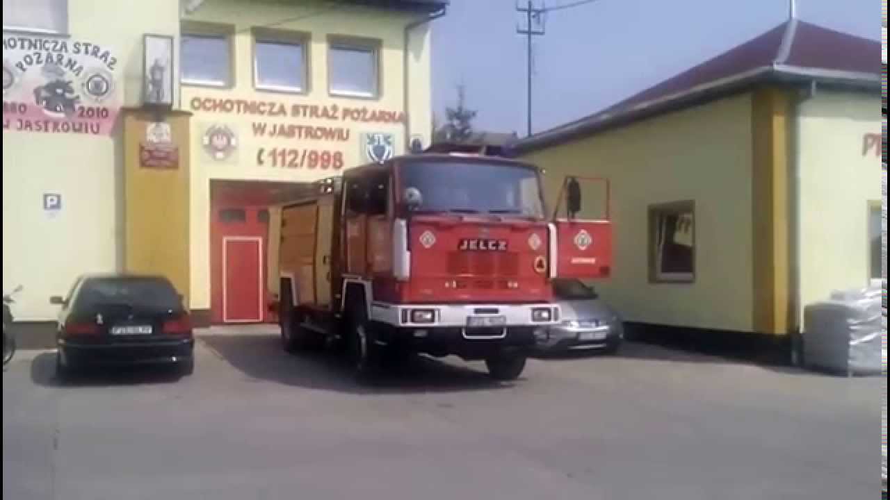 OSP Jastrowie 669[P]01GCBA Jelcz - Wyjazd alarmowy do pożaru.