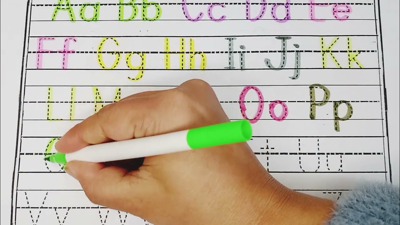 How to learn and write alphabet AaTtoZz ||AyatABCStudio||alphabet