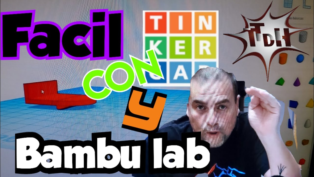 Proyecto 3d fácil con Tinkercad y Bambú lab. Tu taller del hobby Crawler,