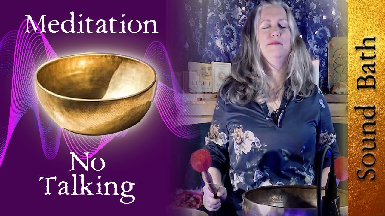 Tibetan Singing Bowl Sound Bath, Sound Healing, (No Talking) for Sleep, Meditation, Study