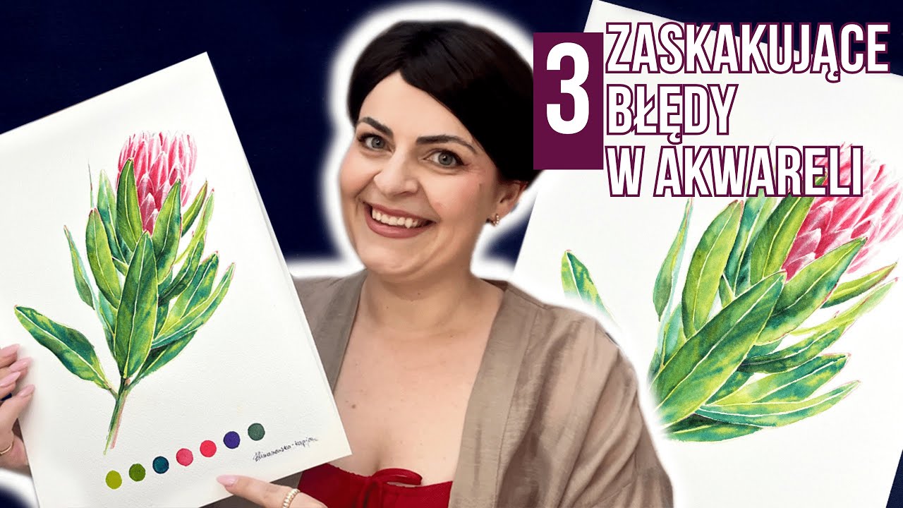 Zaskakujące błędy w akwareli - Jak ich unikać i malować bez strachu