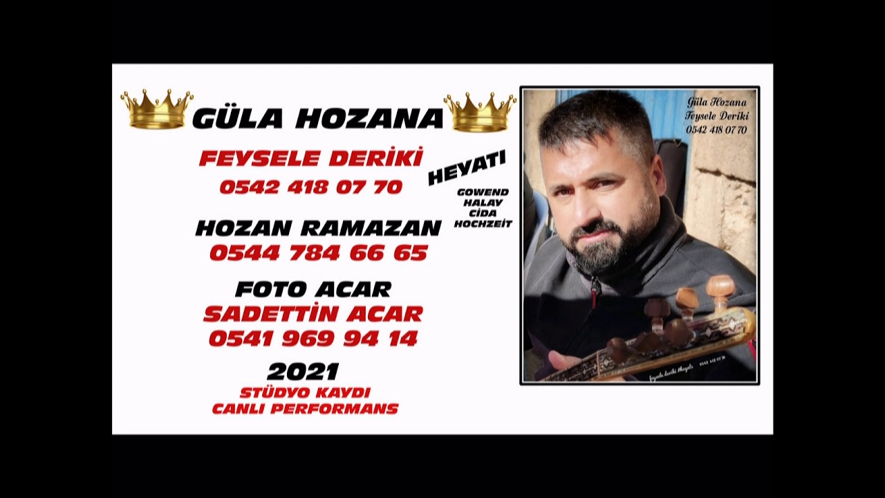 FEYSELE DERİKİ - 2021 - CIDA - DERİKANİ - HALAY - STÜDYO KAYDI - FOTO ACAR - NEW