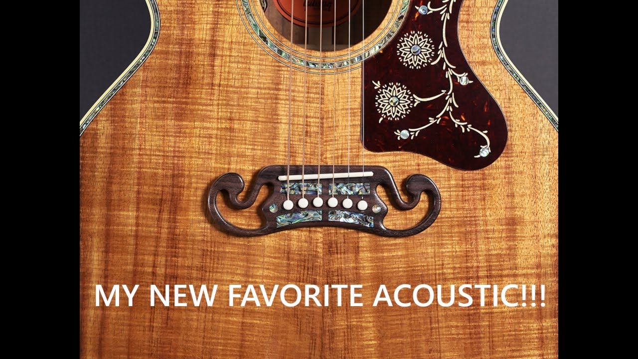 My new FAVORITE acoustic - Gibson SJ-200 ALL KOA Custom Shop!
