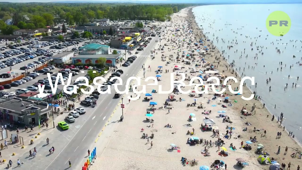 Cinematic Aerial Drone View of Wasaga Beach (4K/HDR)