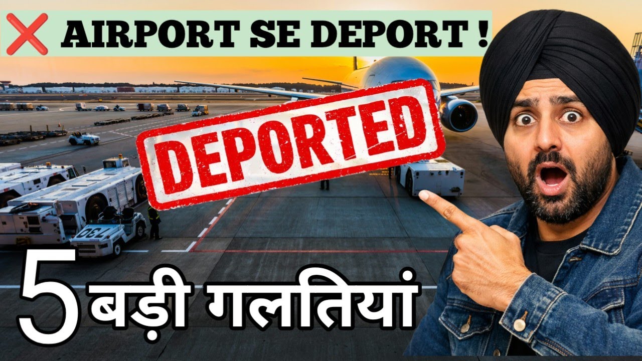 Airport Se Deport Kyun Hote Hain? | 5 Badi Galtiyan Jo Log Karte Hain 😨 | Deport Hone Ke 5 Karan