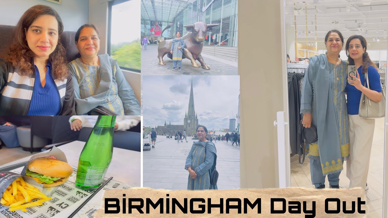 Bullring Visit | Family Day out in Birmingham Central | Halal Lunch & Shopping fun with Mama