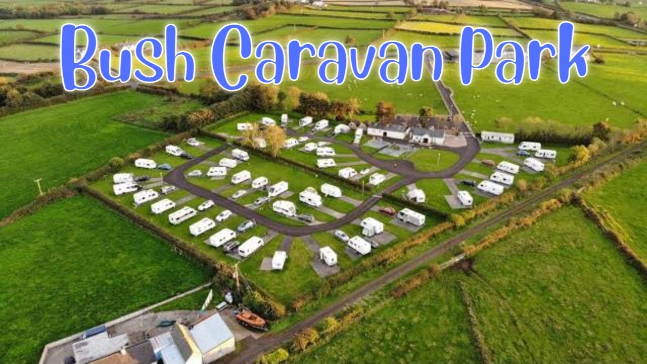 Bush caravan park. Bushmills. Northern Ireland.