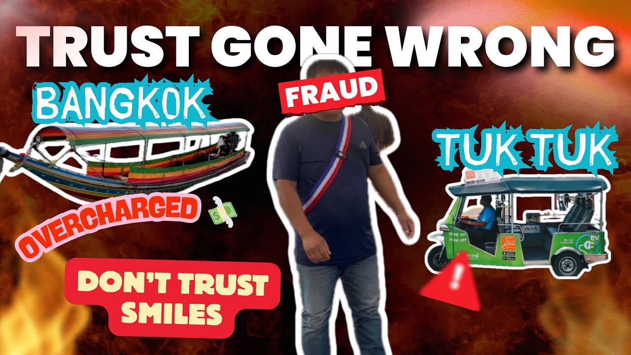 Bangkok Scam Exposed 🇹🇭 | Boat & Tuk Tuk Fraud Tourists Must Know #trending #trend #travel #viral 