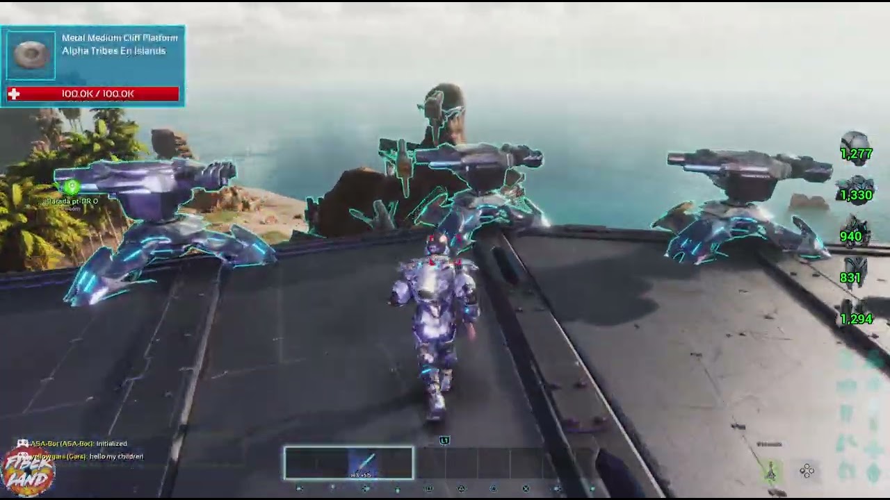 Construindo minha base em pvp - Ark Survival Ascended