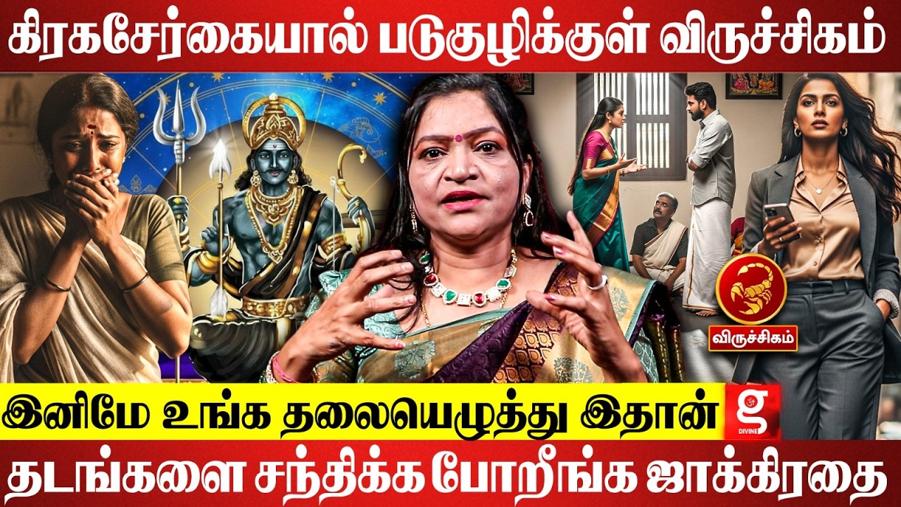 கிரக சேர்க்கையால் விருச்சிகத்துக்கு நல்லதா.? கெட்டதா.? 😱😯கேள்விக்குறியாகும் வாழ்க்கை👀 | Viruchigam