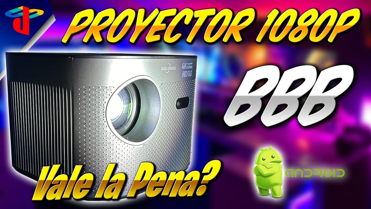 REVIEW Projector 1080p Nativos con Android 600 ANSI GOOJODOQ 2024
