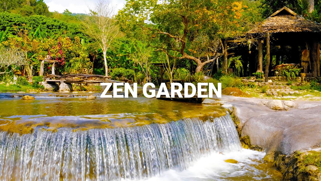 Tropical Waterfall Garden – Calm Music for Relaxation, Focus and Inner Peace (Ep 17)