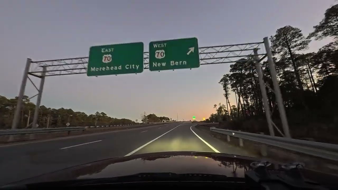 Havelock Bypass / US 70 (ALT Take) westbound
