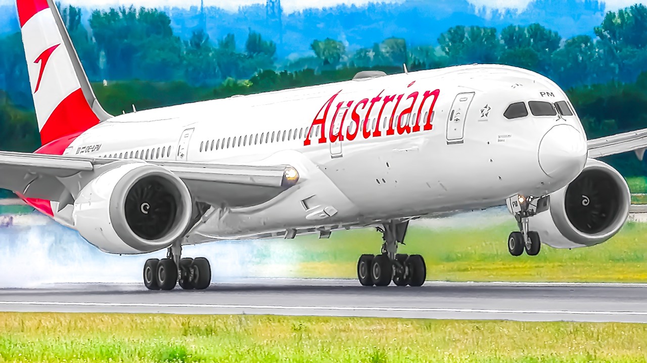 ✈️ 60 CLOSE UP Airplane TAKEOFFS & LANDINGS | Vienna International Airport Plane Spotting [VIE/LOWW]